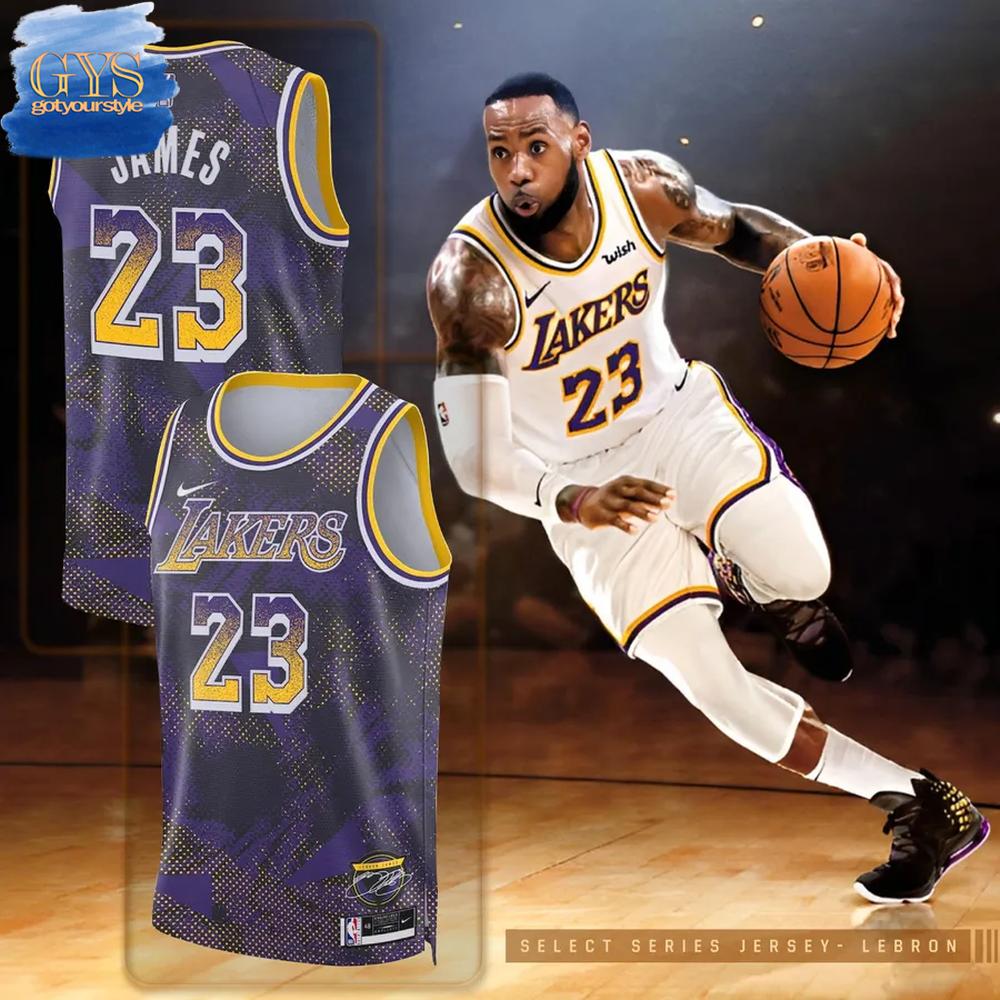 Los Angeles Lakers LeBron James 2025 Select Series Basketball Jersey