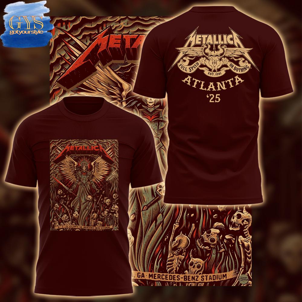 Metallica M72 World Tour Atlanta Limited Edition T-Shirt