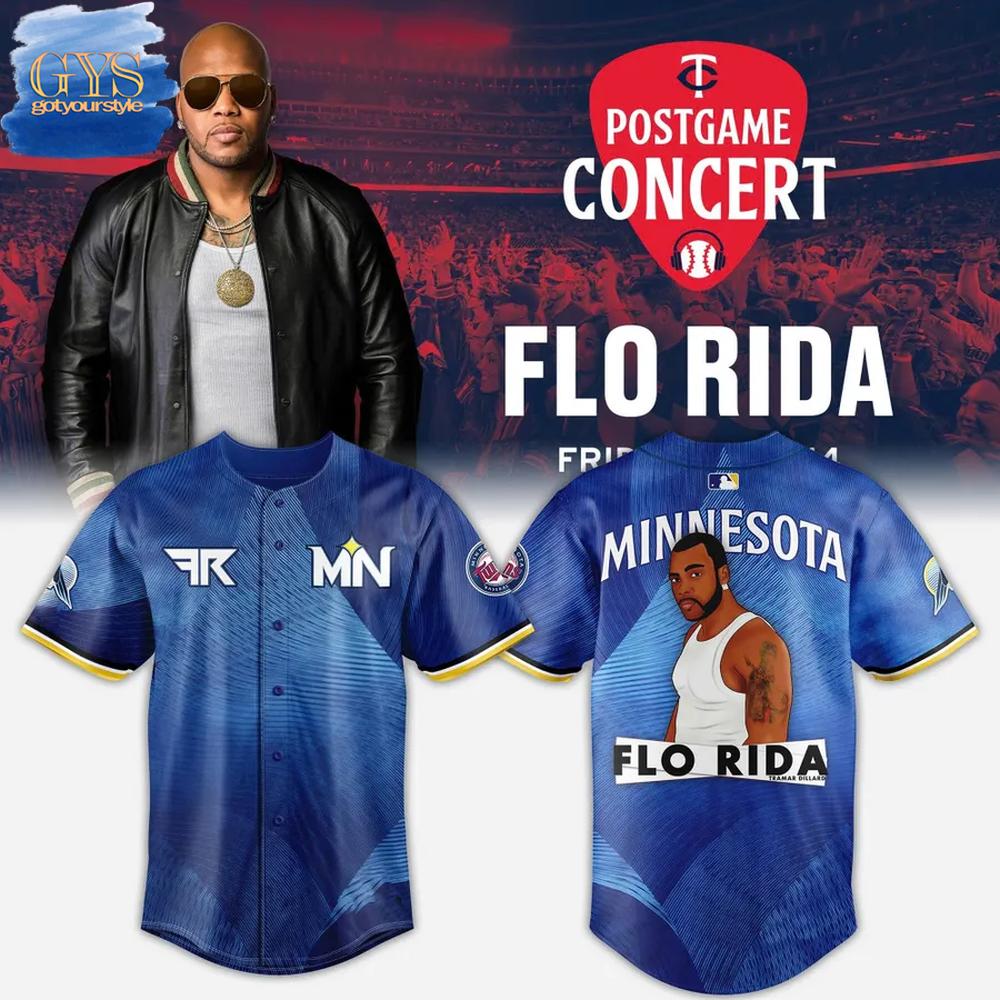 Minnesota Twins x Flo Rida Postgame Concert Limited Edition Baseball Jersey