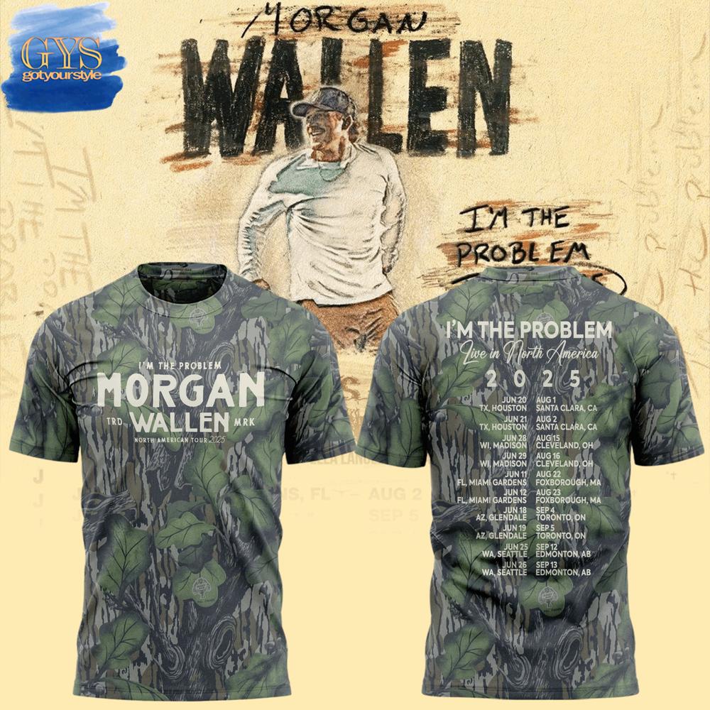 Morgan Wallen Live In North America Limited Edition Camo Merchandise