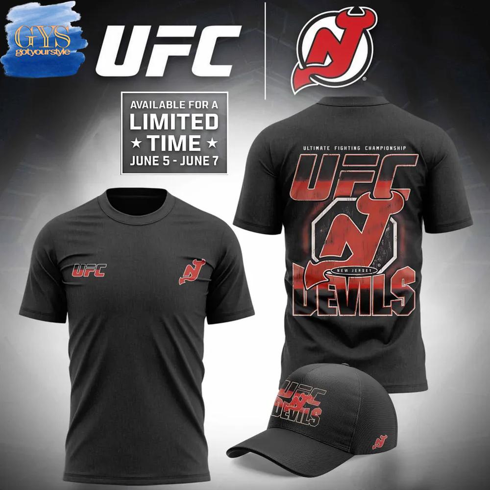 New Jersey Devils x UFC Prudential Center Limited Edition Merch Collection