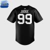 New York Yankees x Aaron Judge Black Lights Out Replica Baseball Jersey 3