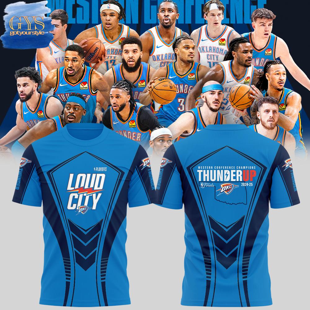 Oklahoma City Thunder Loud City NBA Finals Champions Limited Edition Shirt