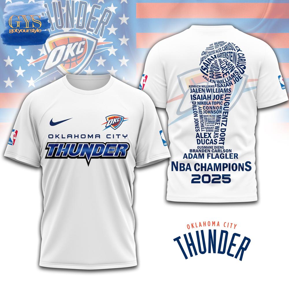 Oklahoma City Thunder NBA Finals Champions 2025 Limited Edition Shirt