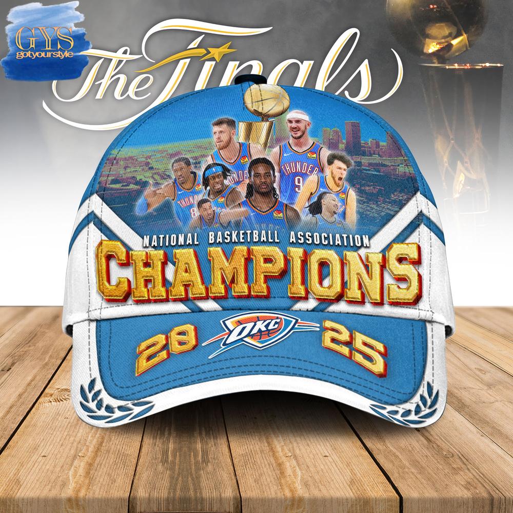 Oklahoma City Thunder NBA Finals Champions Cap