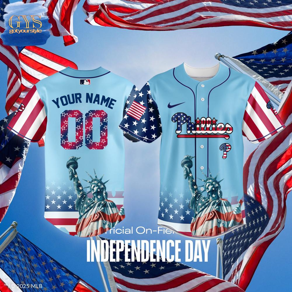 Philadelphia Phillies 2025 Independence Day Limited Edition Baseball Jersey