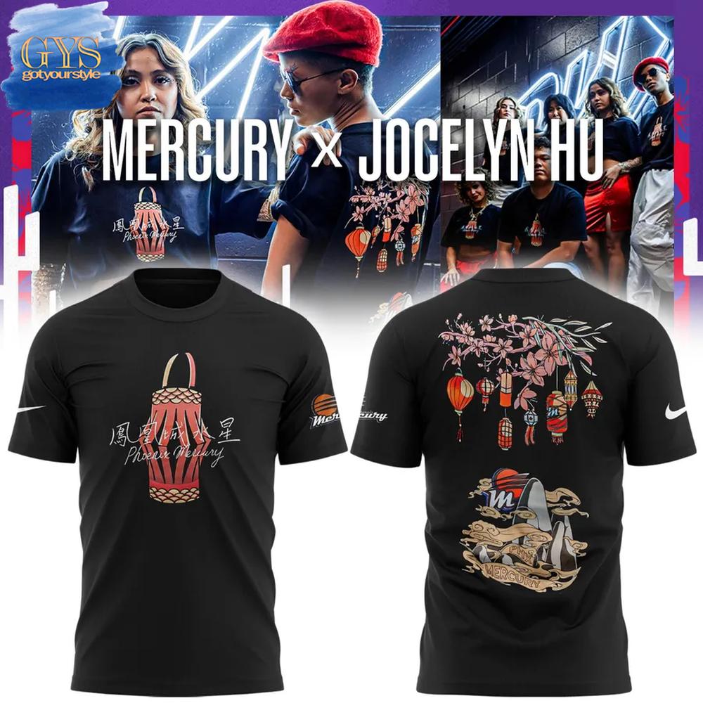 Phoenix Mercury x Jocelyn Hu 2025 AAPI Heritage Night T-Shirt