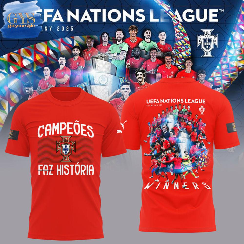 Portugal 2025 UEFA Nations League Champions Merch Collection
