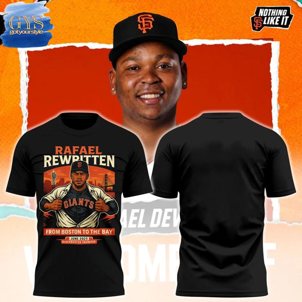 Rafael Devers From Boston To The Bay T-Shirt
