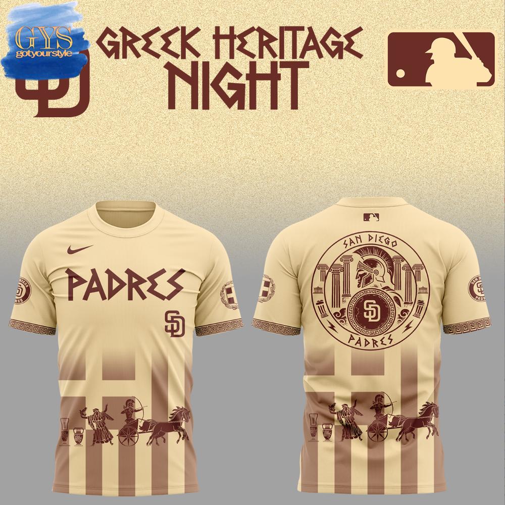 San Diego Padres Greek Heritage Night Limited Edition Merchandise Collection