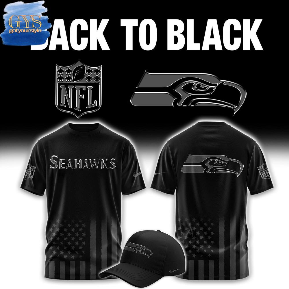 Seattle Seahawks Back To Black Limited Edition Merchandise Collection