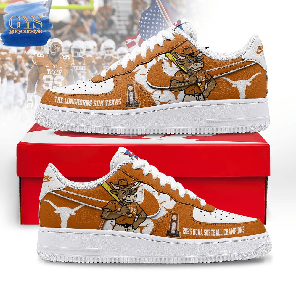 Texas Longhorns 2025 NCAA Softball Champions Air Force 1