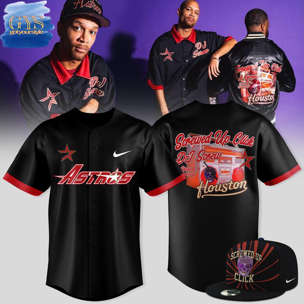 The Astros x DJ Screw Screwed Up Click Limited Edition Baseball Jersey