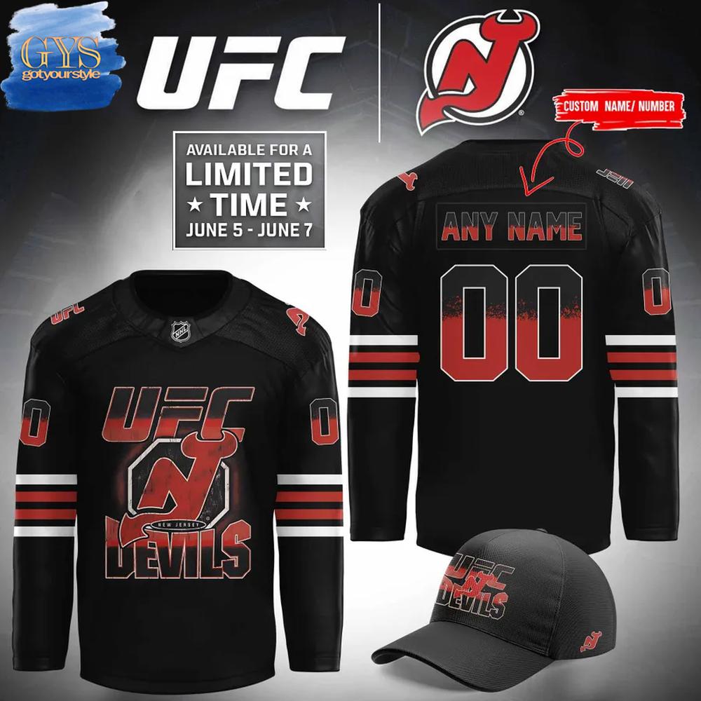 UFC x New Jersey Devils Limited Edition Hockey Jersey
