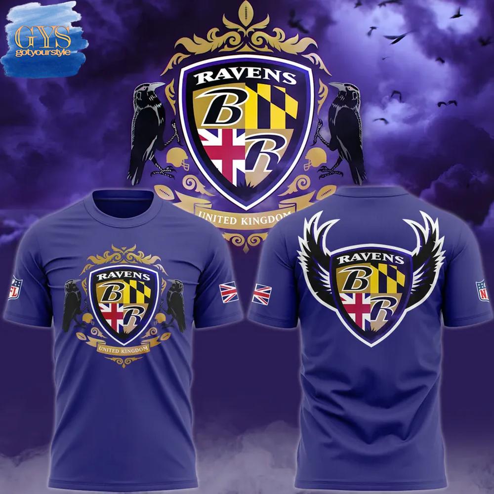 United Kingdom x Baltimore Ravens Limited Edition T-Shirt