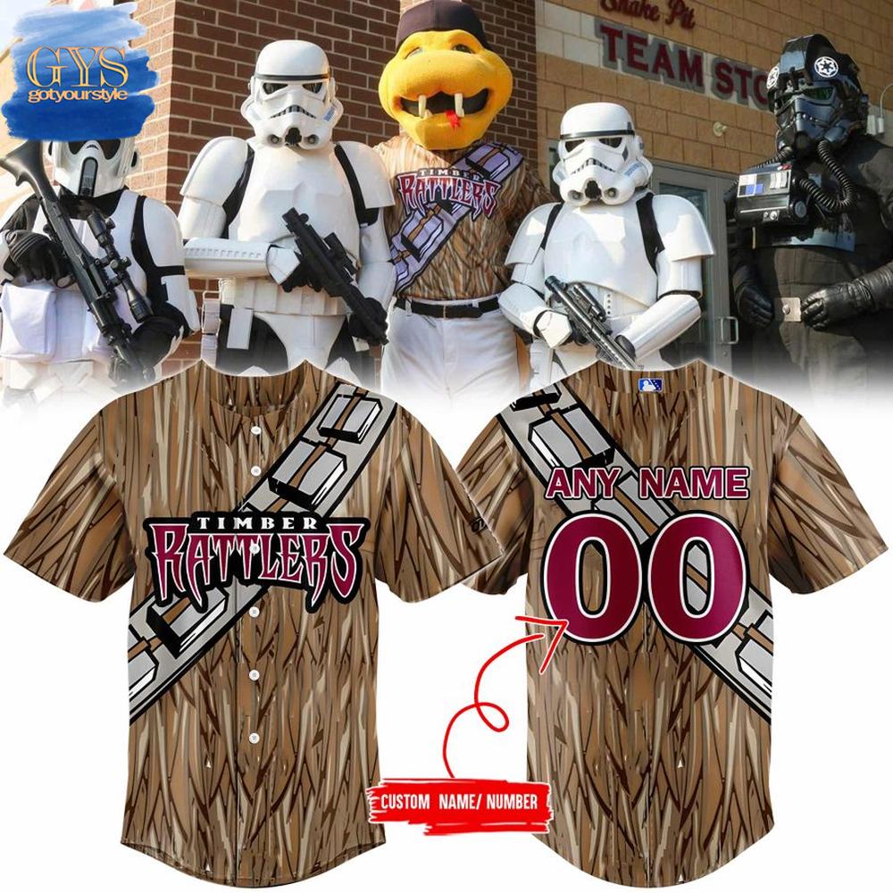 Wisconsin Timber Rattlers x Star Wars Limited Edition Baseball Jersey
