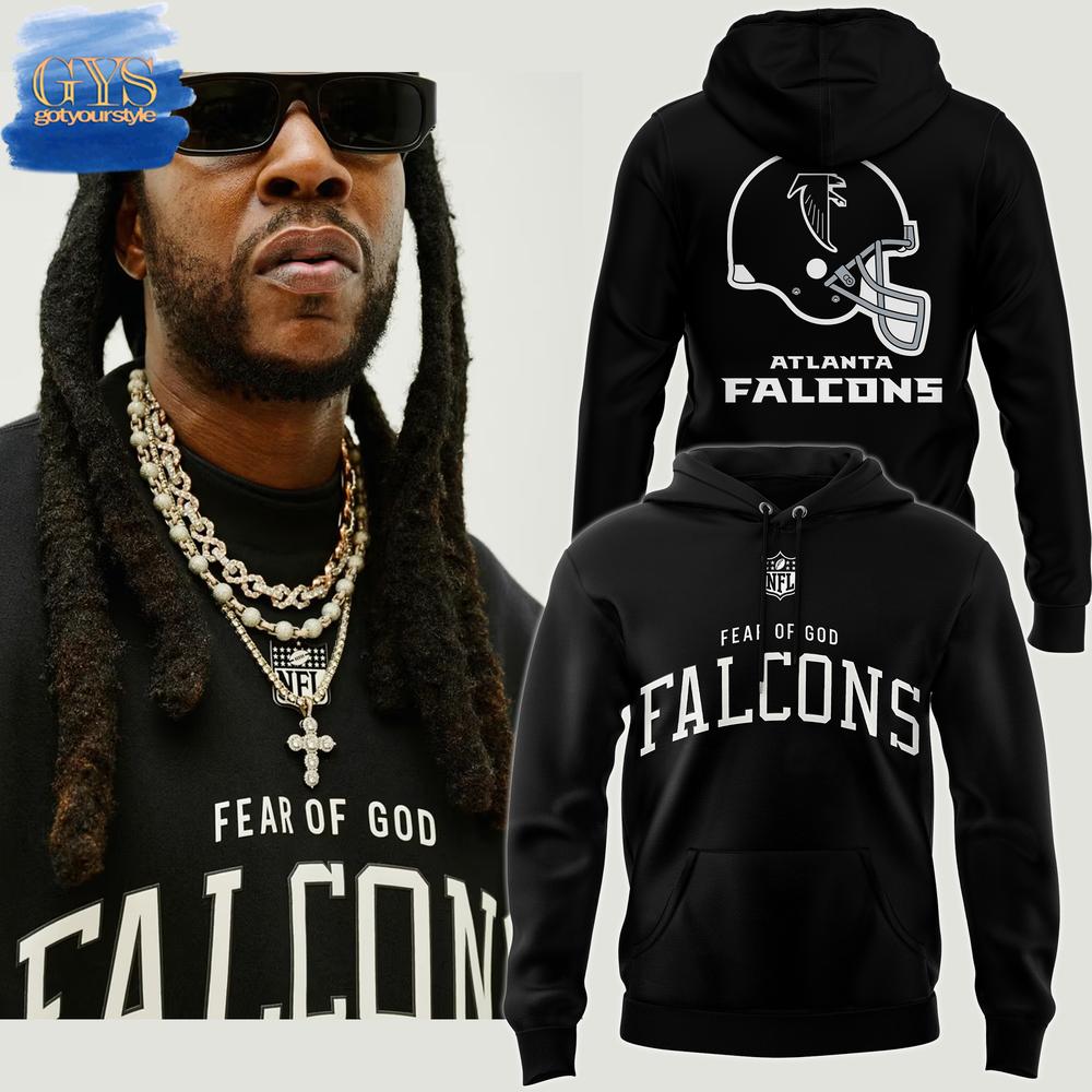 Atlanta Falcons Fear of God x NFL Atlanta sule  Edition Hoodie