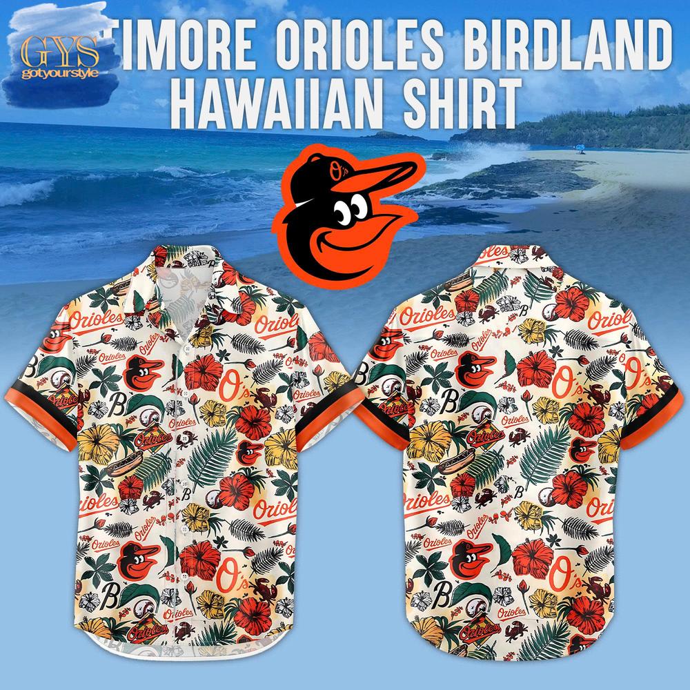 Baltimore Orioles 2025 Birdland Limited Edition Hawaiian Shirt