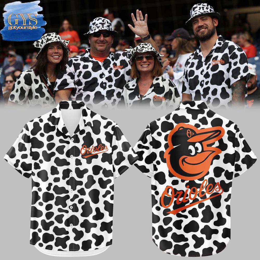 Baltimore Orioles Happy Cow Appreciation Day Limited Edition Hawaiian Shirt