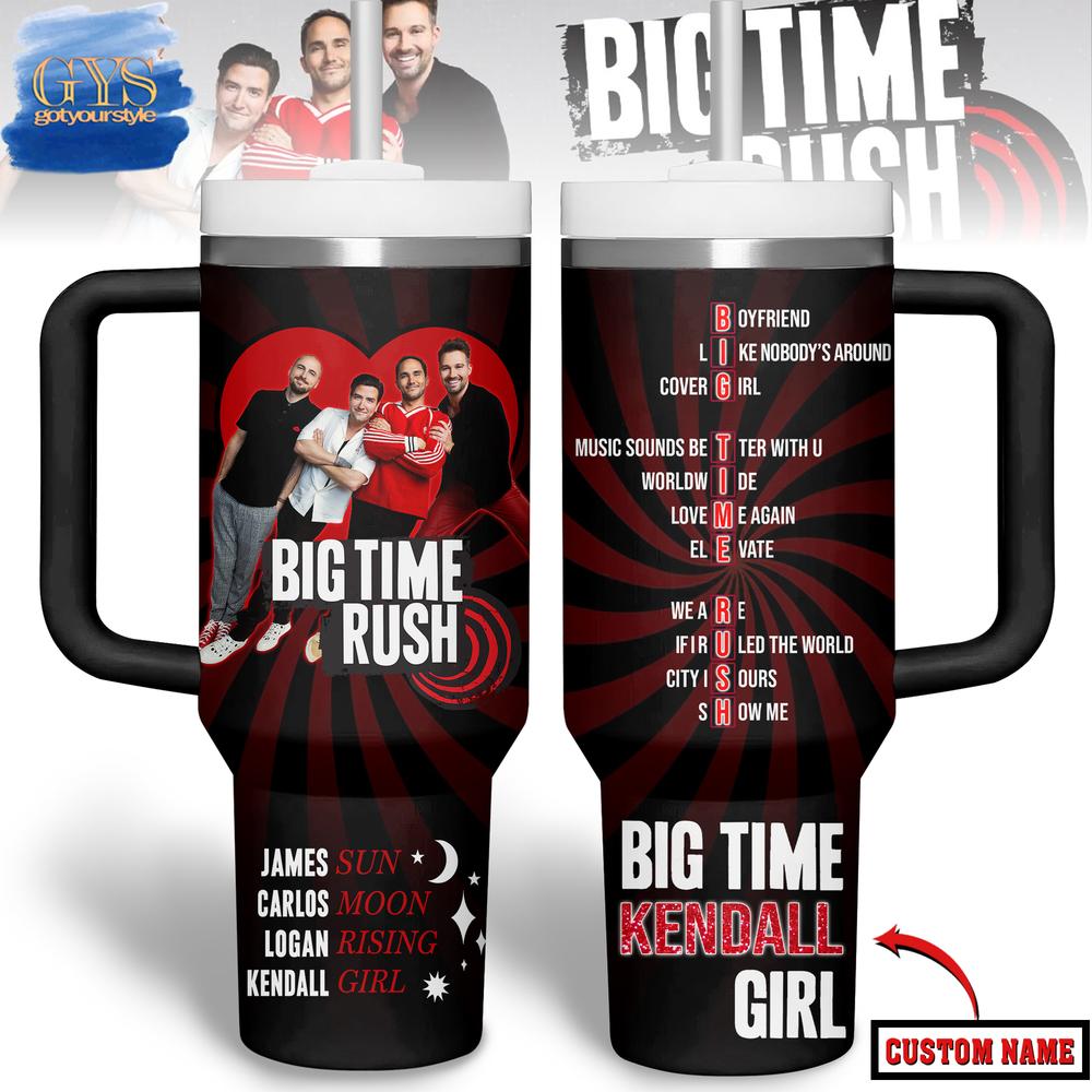 Big Time Rush Sun Moon Rising Girl 40 Oz Stanley Cup