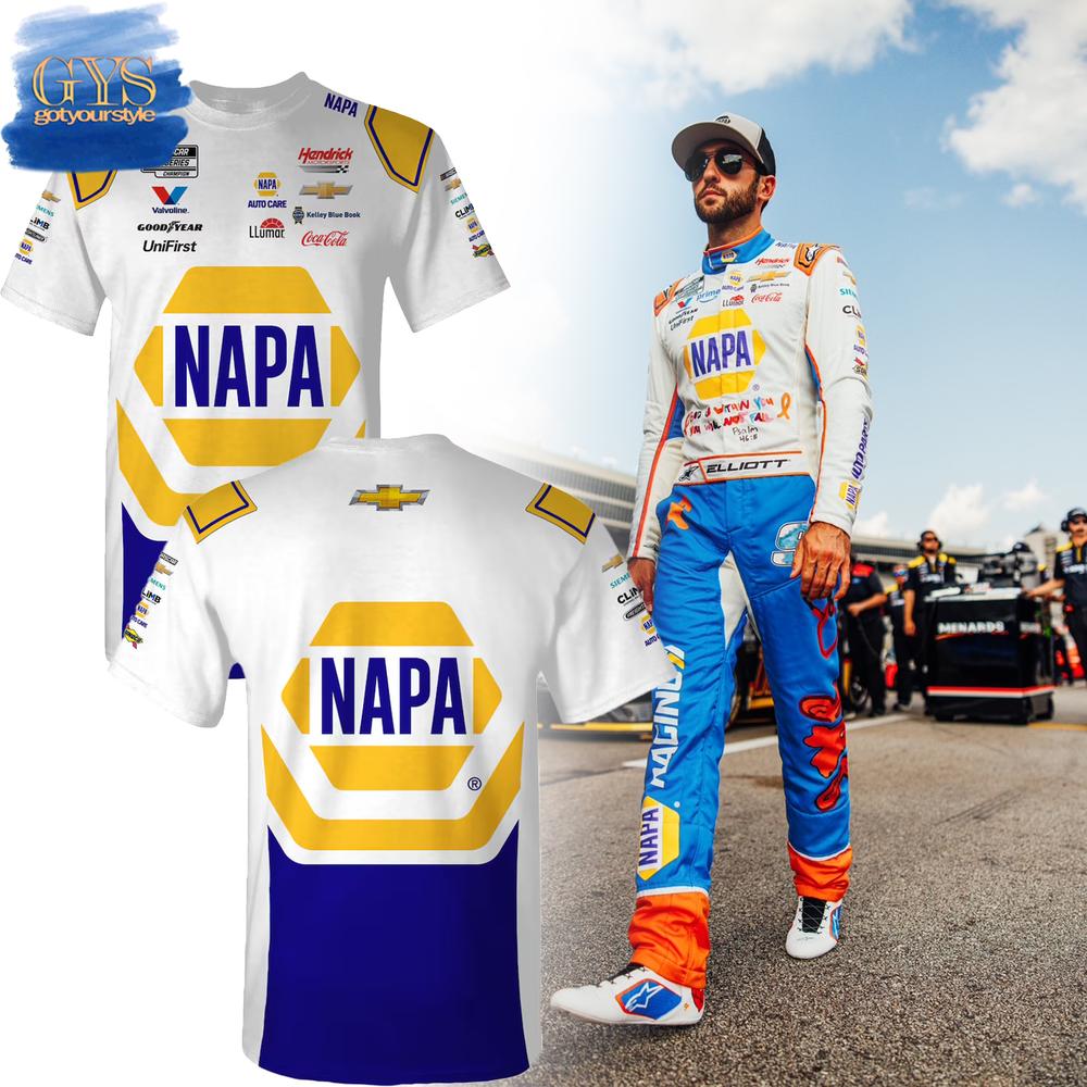 Chase Elliott Hendrick Motorsports NAPA T-Shirt