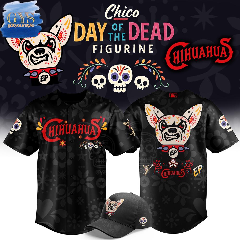 El Paso Chihuahuas Day of the Dead Limited Edition Baseball Jersey