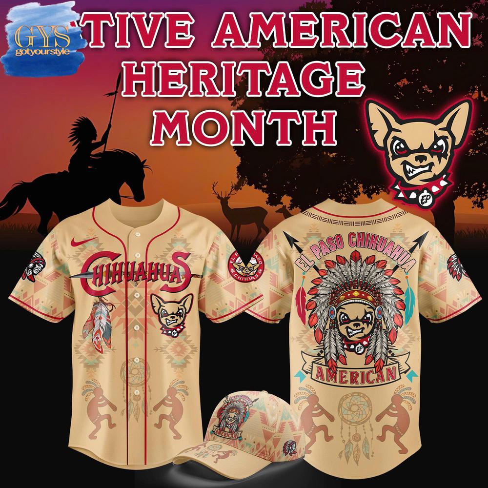 El Paso Chihuahuas Native American Special New Limited Edition Baseball Jersey