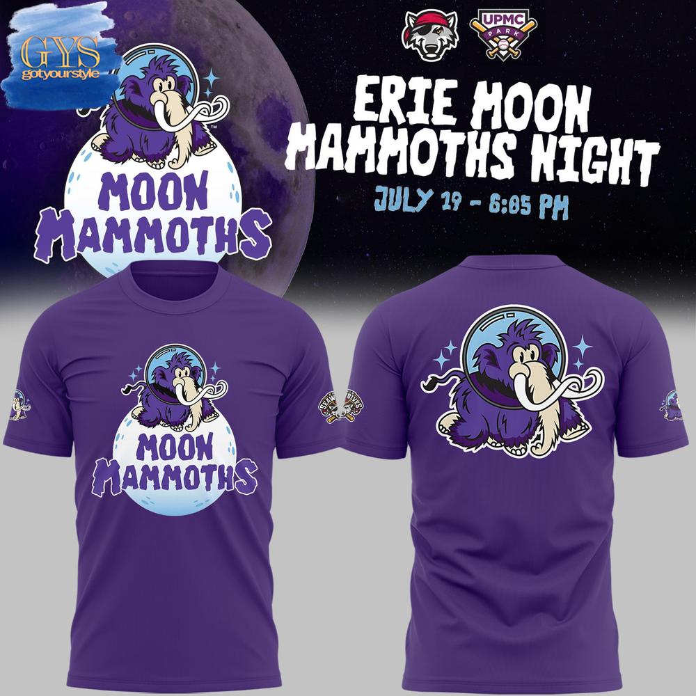 Erie SeaWolves x Erie Moon Mammoths Night Limited Edition Shirt Collection