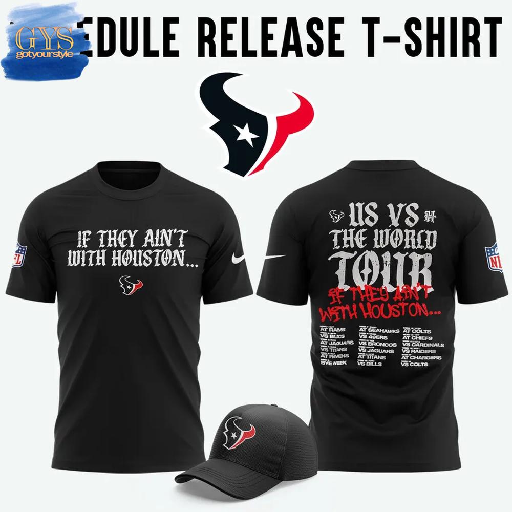 Houston Texans 2025 Schedule Release T-Shirt