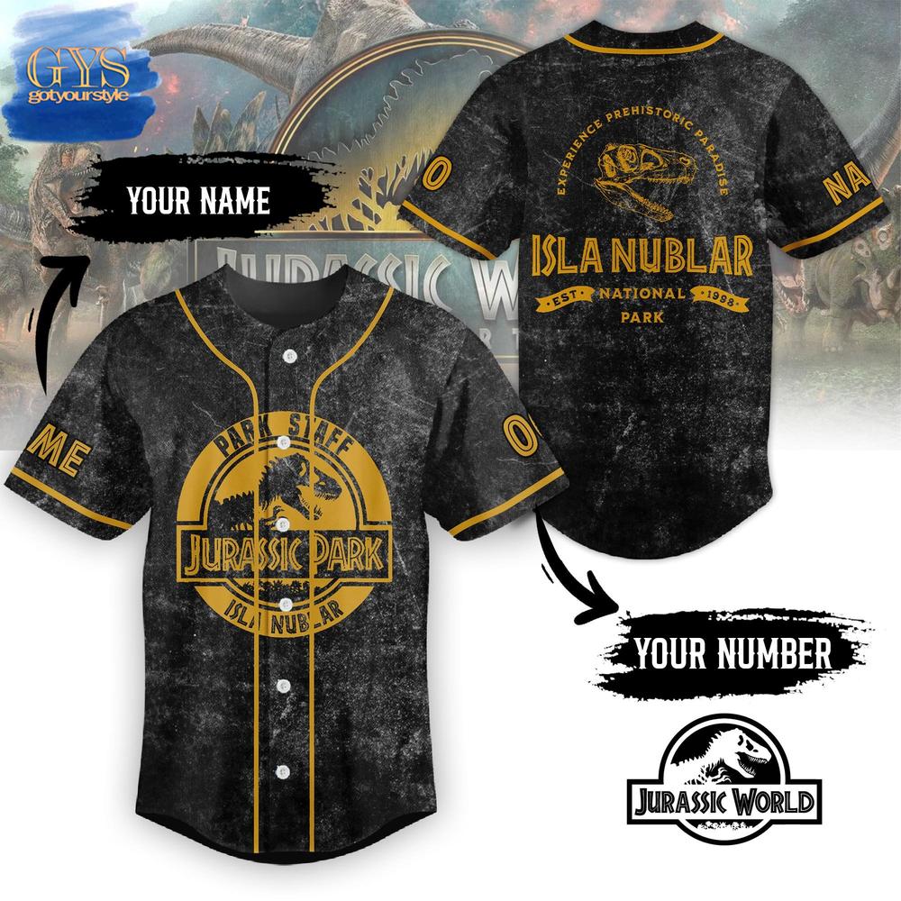 Jurassic Park Isla Nublar Limited Edition Baseball Jersey