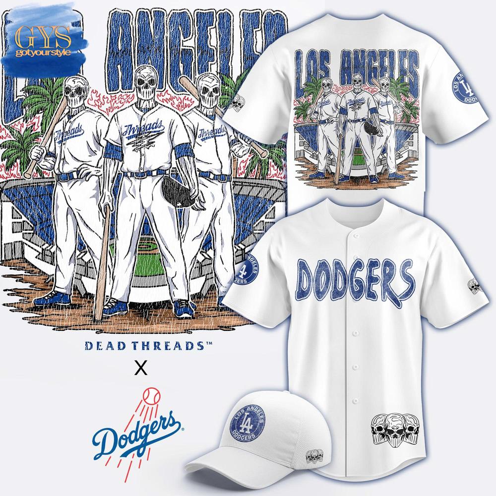 Los Angeles Dodgers Dead Threads Limited Edition Baseball Jersey