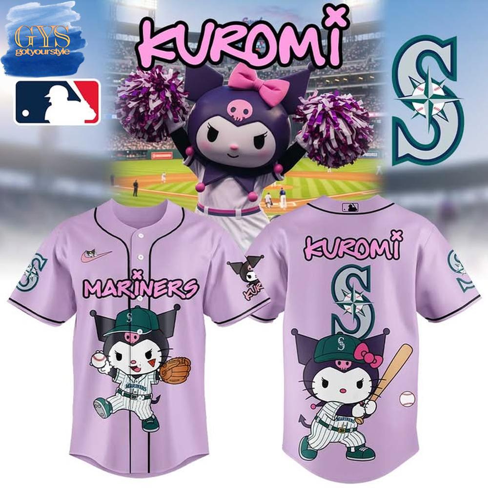 Seattle Mariners x Kuromi Limited Edition Baseball Jersey