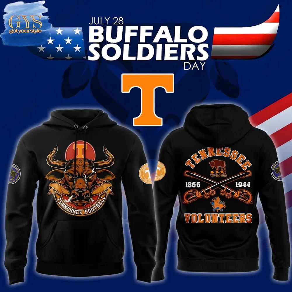 Tennessee Volunteers 2025 Buffalo Soldiers Day Hoodie