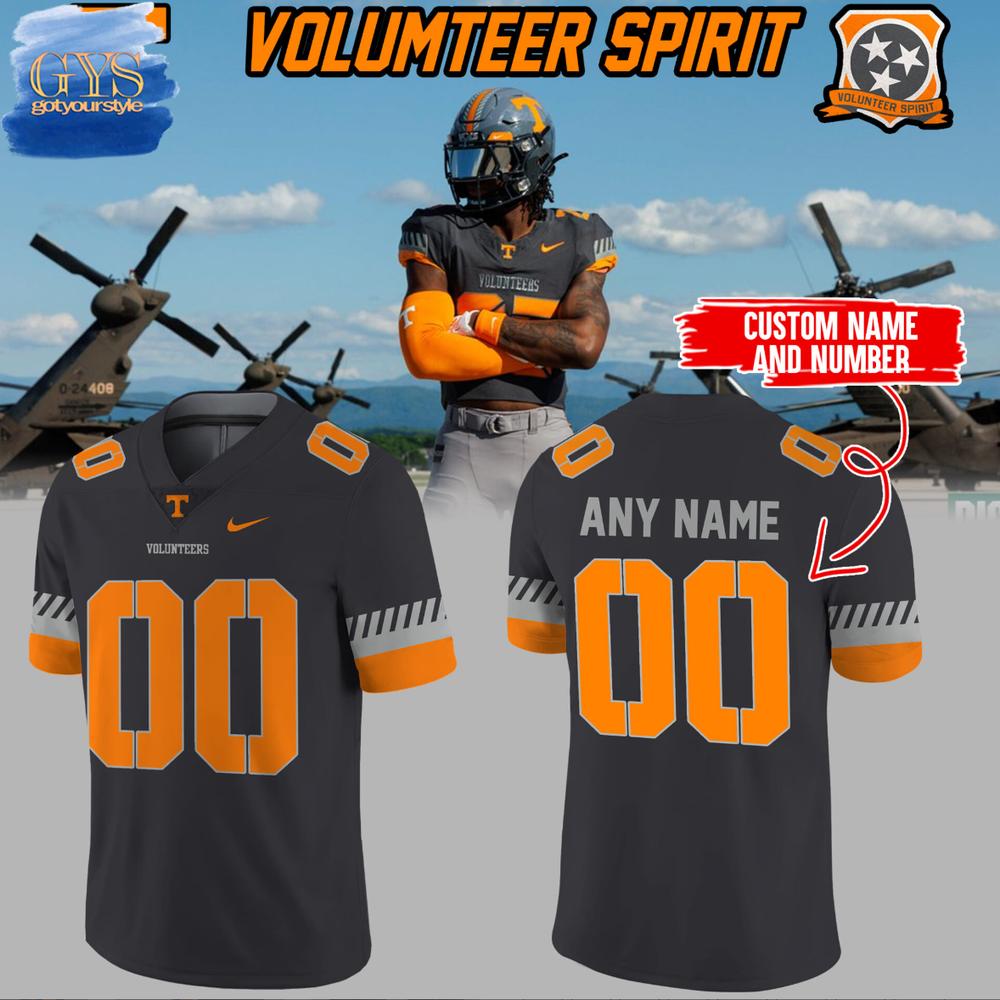 Tennessee Volunteers Smokey Grey Volunteer Spirit Limited Edition Football Jersey