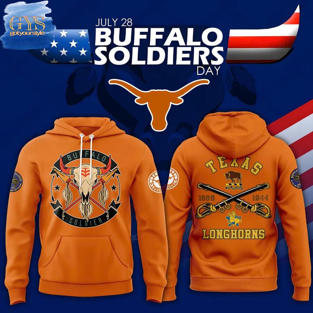 Texas Longhorns 2025 Buffalo Soldiers Day Hoodie