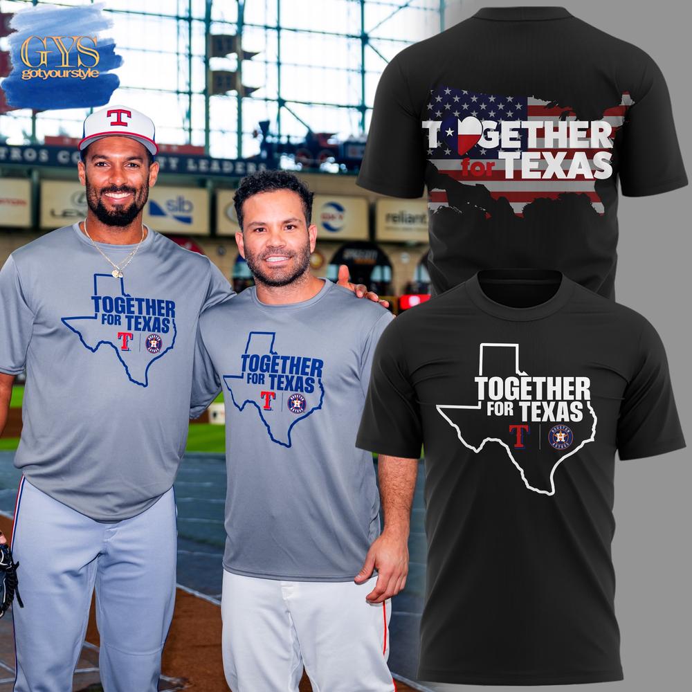 Together for Texas 2025 Black T-Shirt