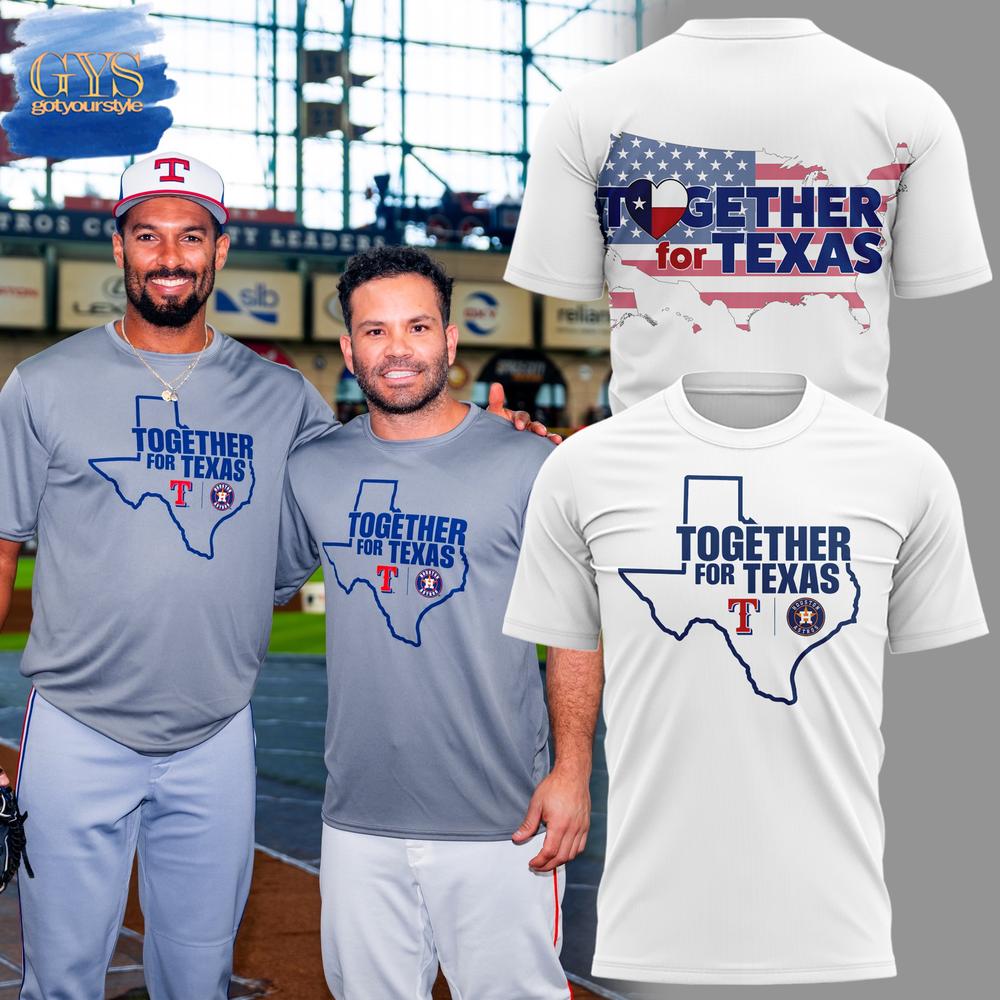 Together for Texas 2025 White T-Shirt