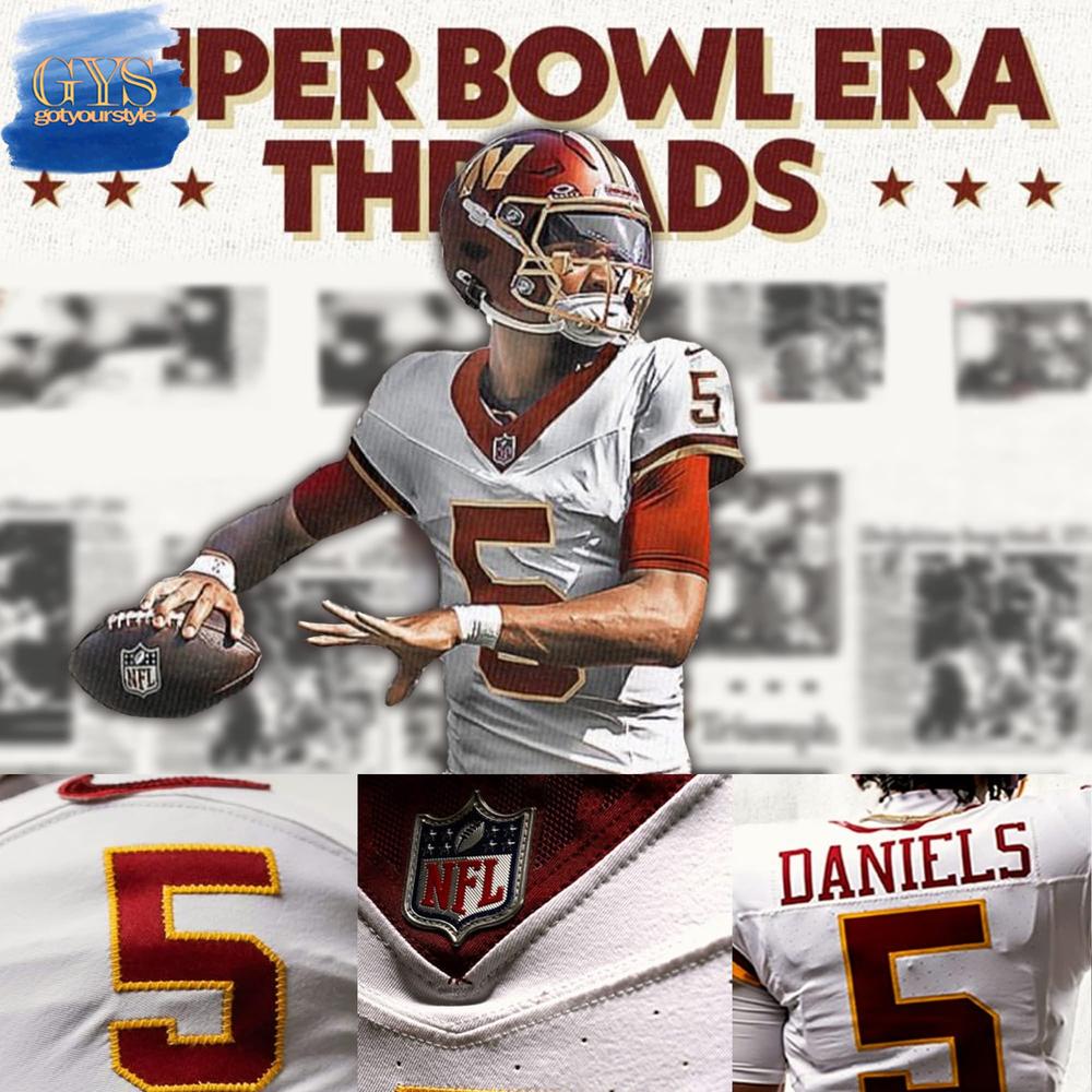 Washington Commanders Super Bowl Era 2025 Limited Edition Football Jersey